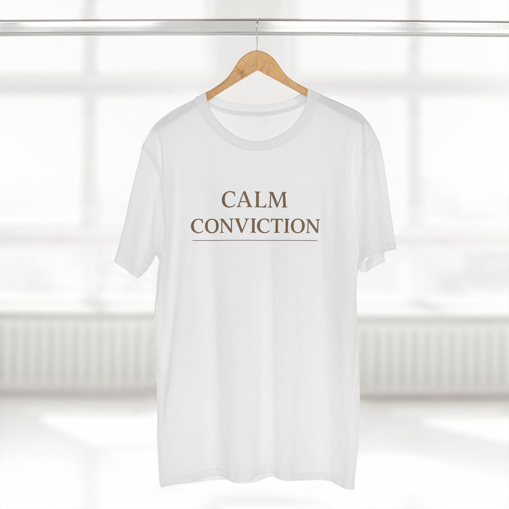 Calm Conviction – Minimalist Faith Streetwear Tee | Lyfe Grind Co.