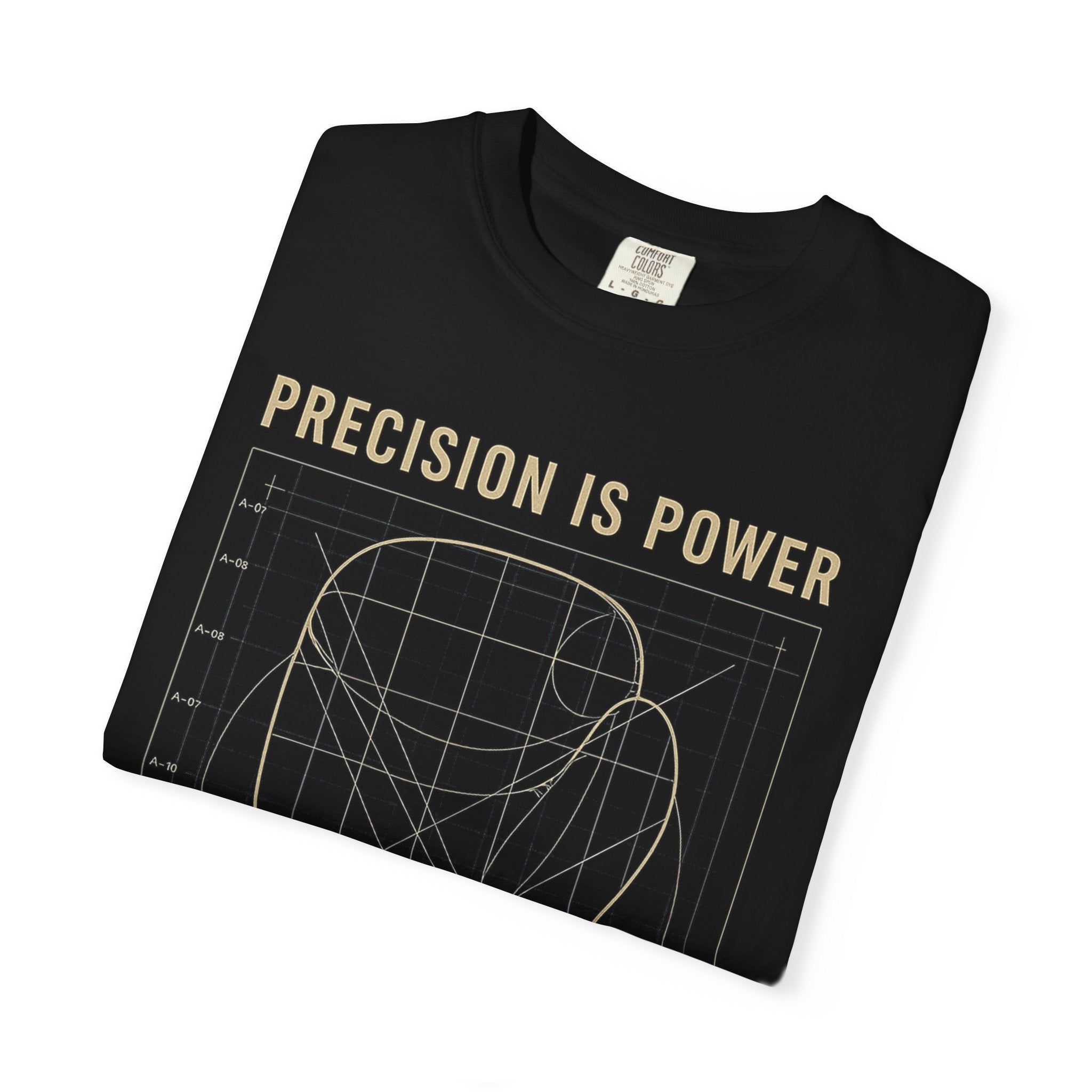 Precision Is Power Tee – LyfeGrind Co. | Geometric Balance Series