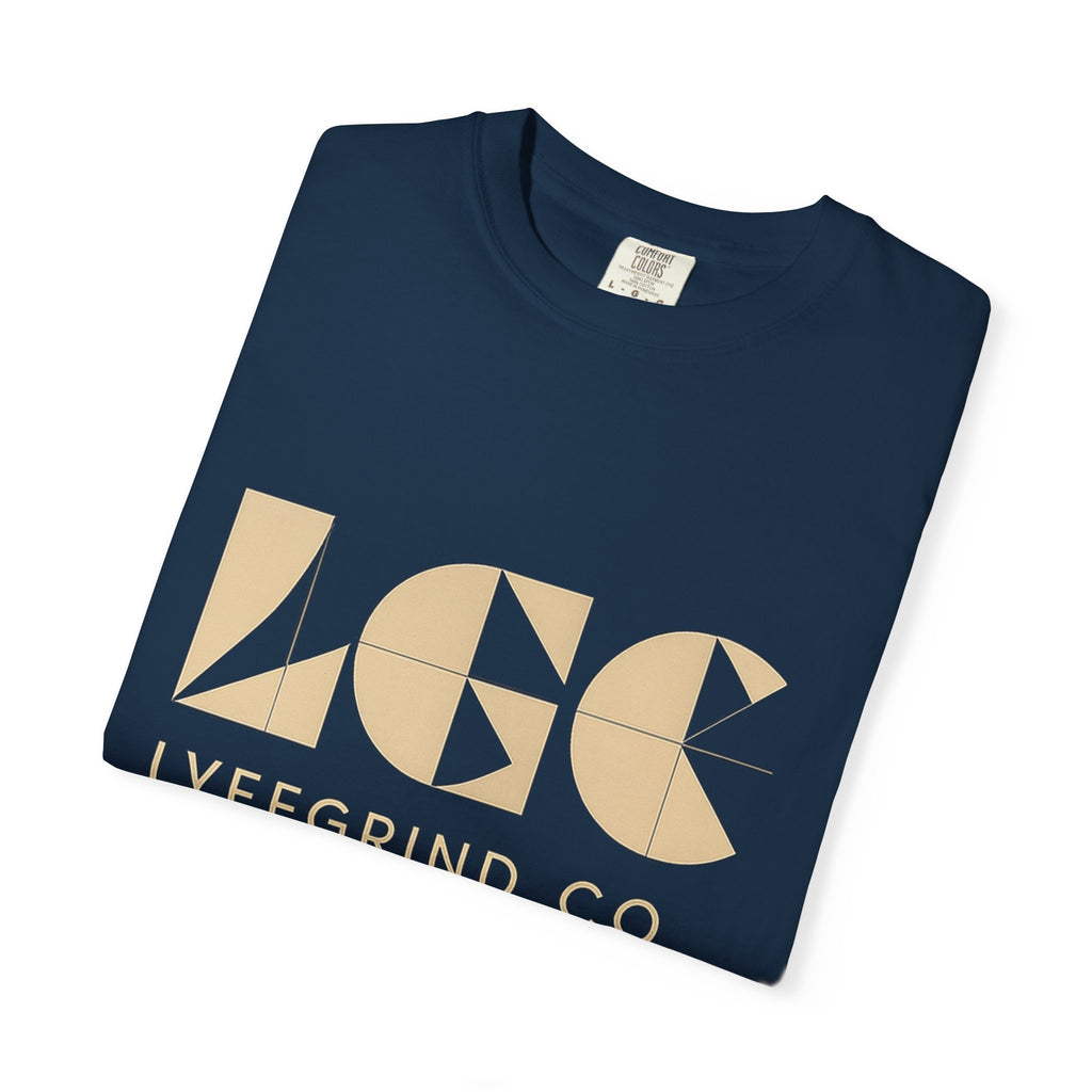 LGC Street Logo Tee – LyfeGrind Co. | Geometric Balance Series