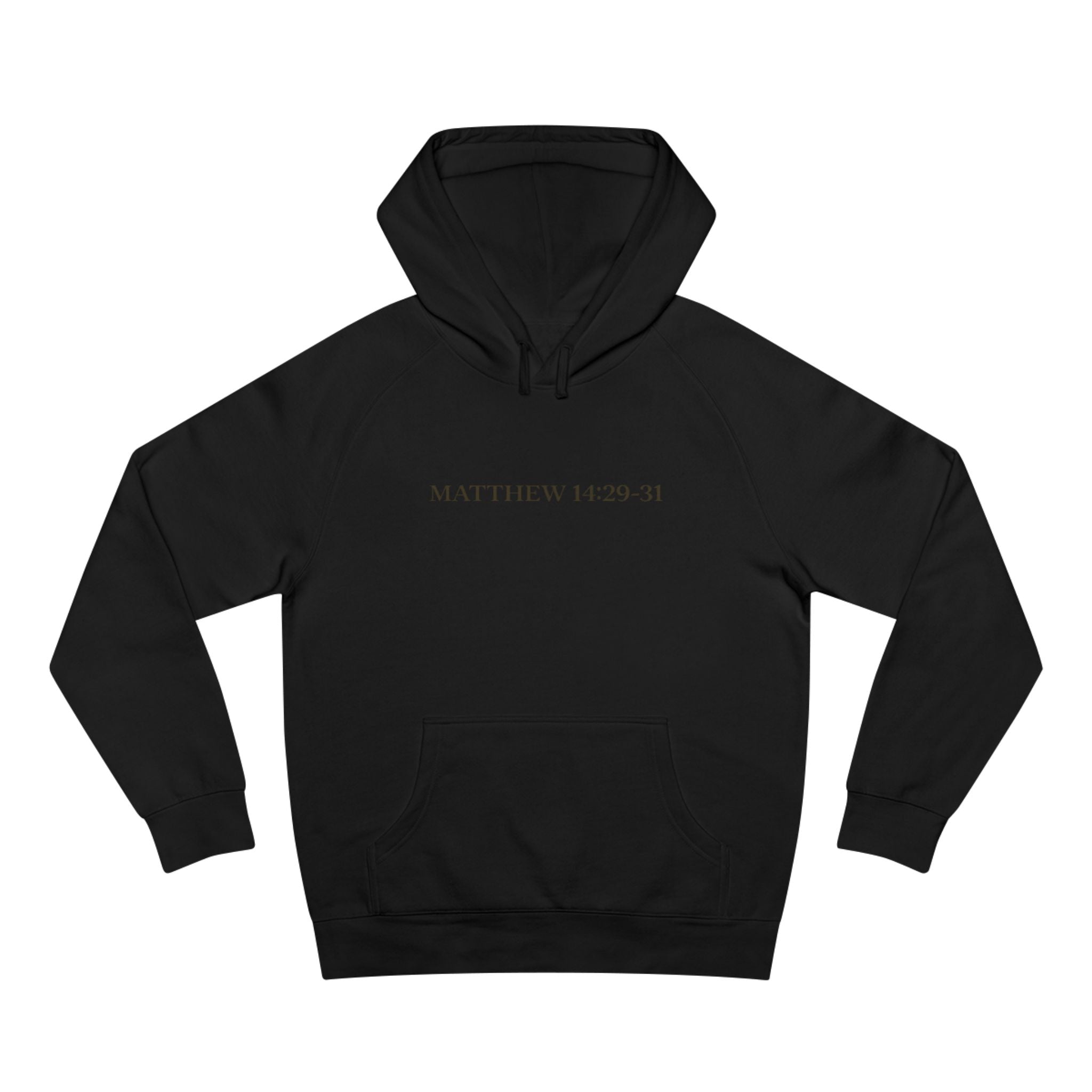 Lyfe Grind Co “Faith Walks, Doubt Sinks” Hoodie – Christian Streetwear Pullover, Matthew 14:29–31 Faith-Based Graphic Hoodie