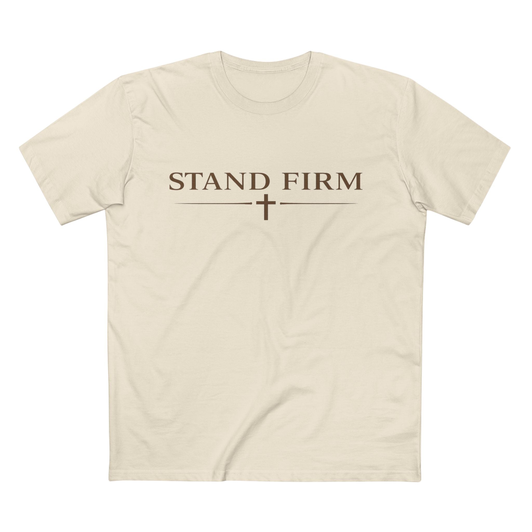 Stand Firm – Minimalist Christian Streetwear Tee | Faith-Based Apparel by Lyfe Grind Co.