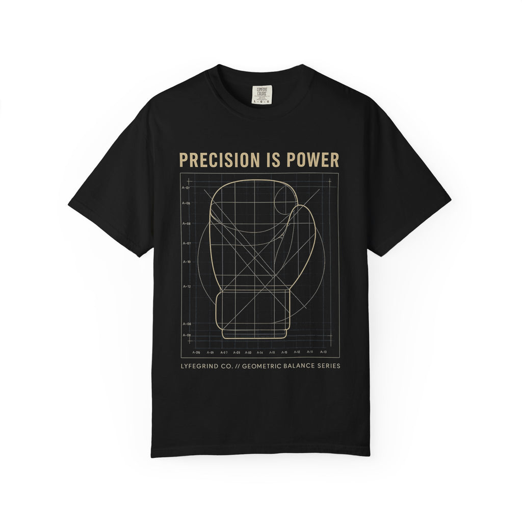 Precision Is Power Tee – LyfeGrind Co. | Geometric Balance Series