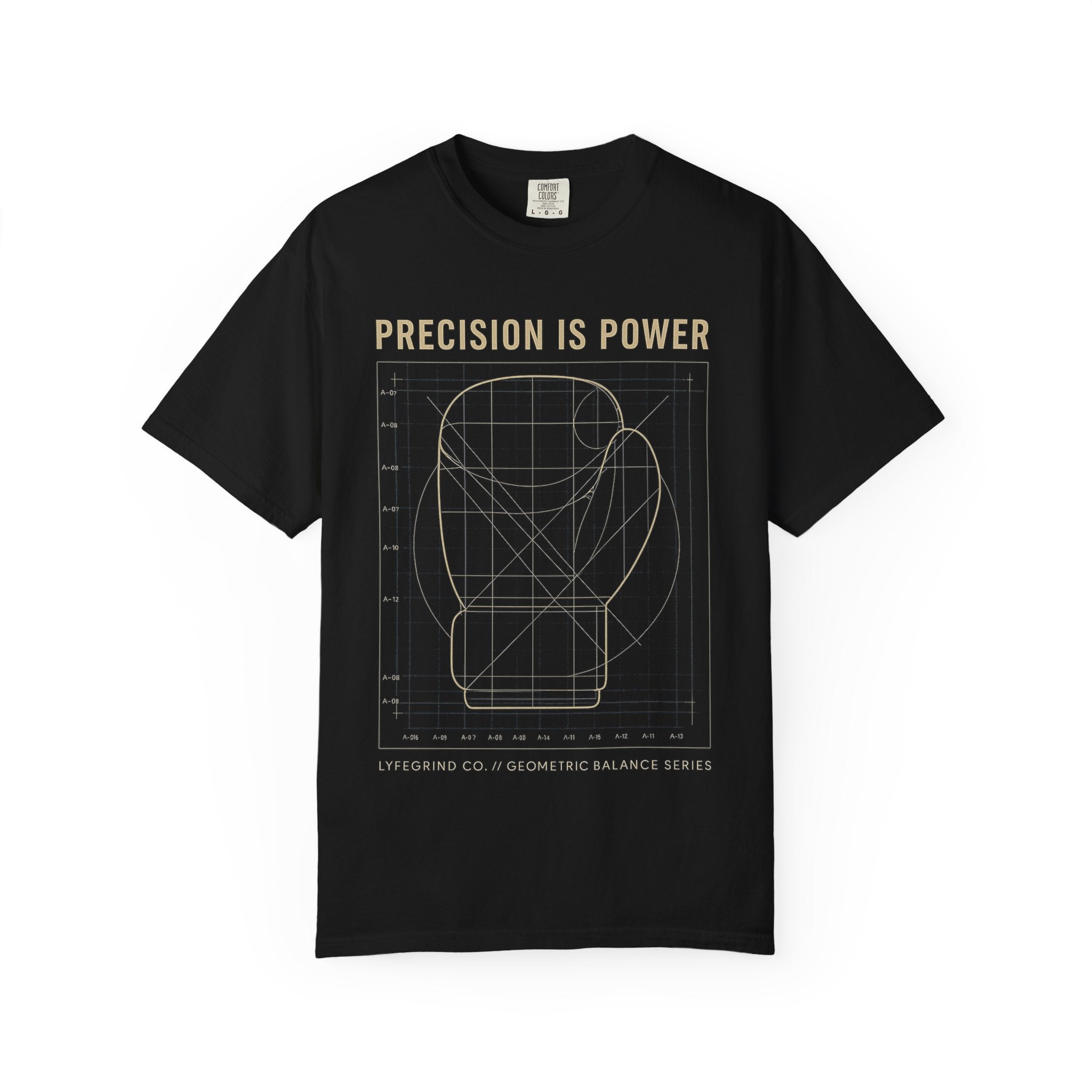 Precision Is Power Tee – LyfeGrind Co. | Geometric Balance Series