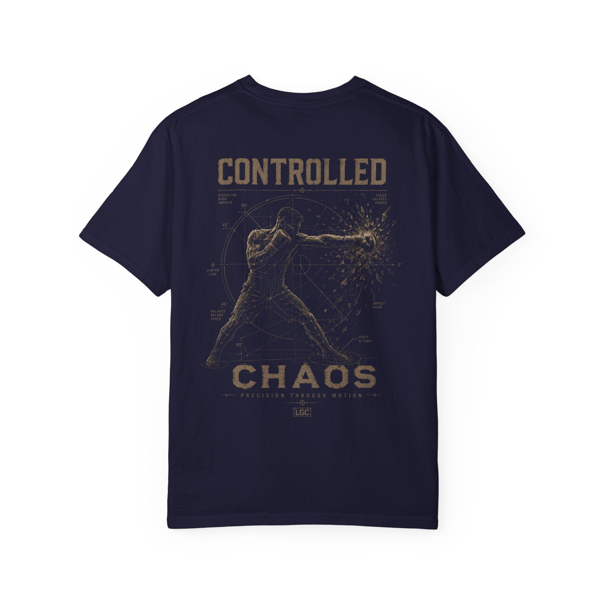 Controlled Chaos Tee – LyfeGrind Co. | Precision Through Motion | Geometric Balance Series