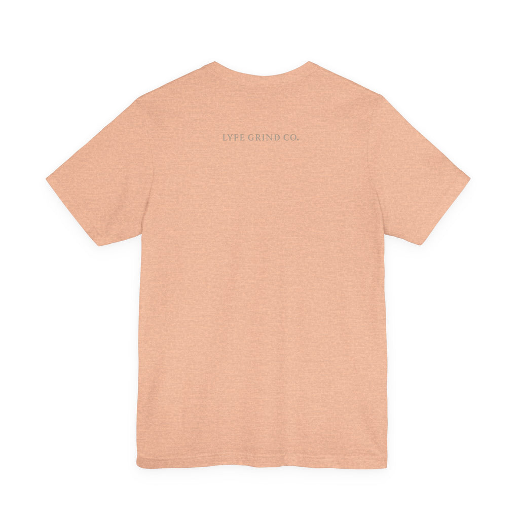 Peace in Progress – Minimalist Bone Typography Tee | Lyfe Grind Co.