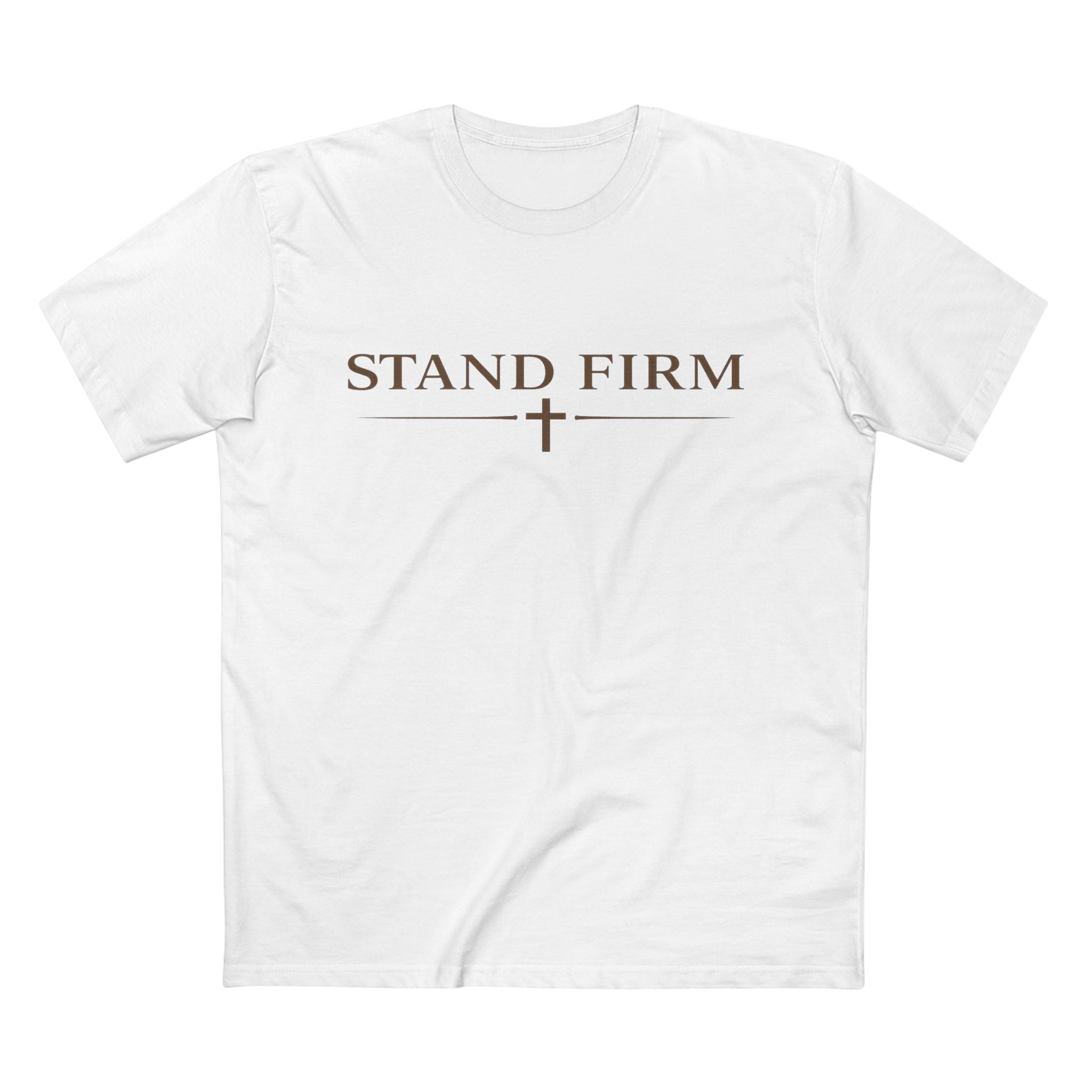 Stand Firm – Minimalist Christian Streetwear Tee | Faith-Based Apparel by Lyfe Grind Co.