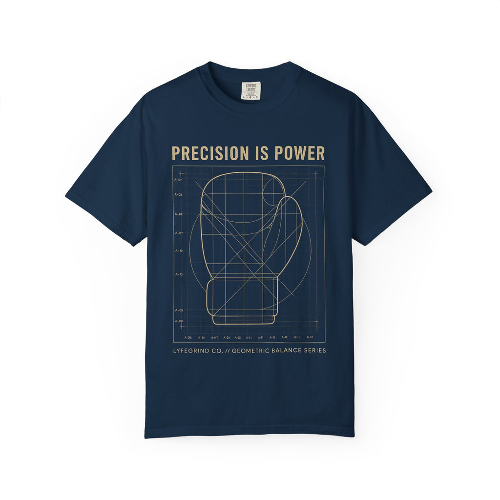 Precision Is Power Tee – LyfeGrind Co. | Geometric Balance Series