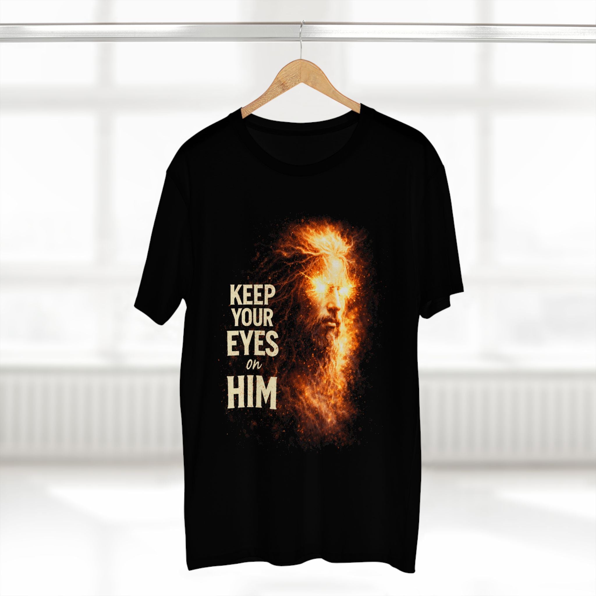 Keep Your Eyes on Him – Faith Streetwear Tee | Lyfe Grind Co.