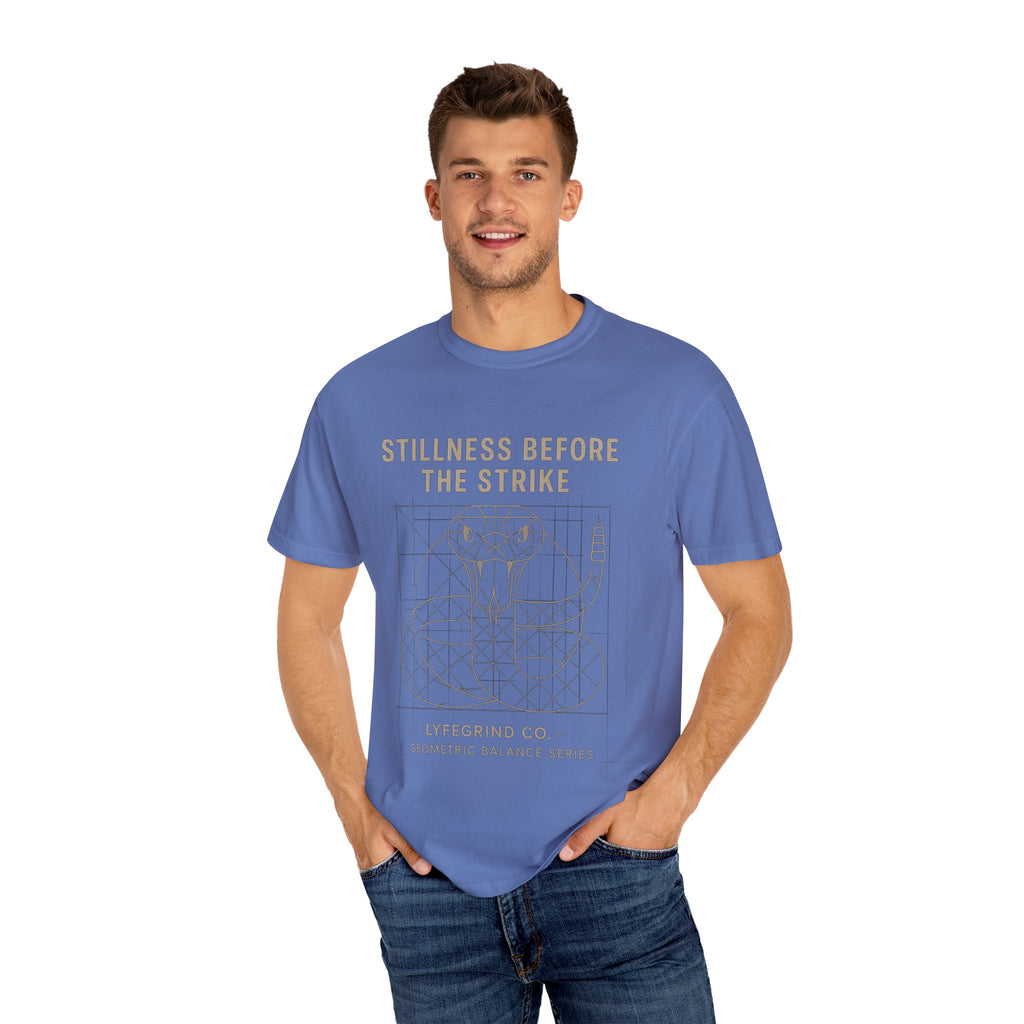 Stillness Before The Strike Tee – LyfeGrind Co. | Geometric Balance Series