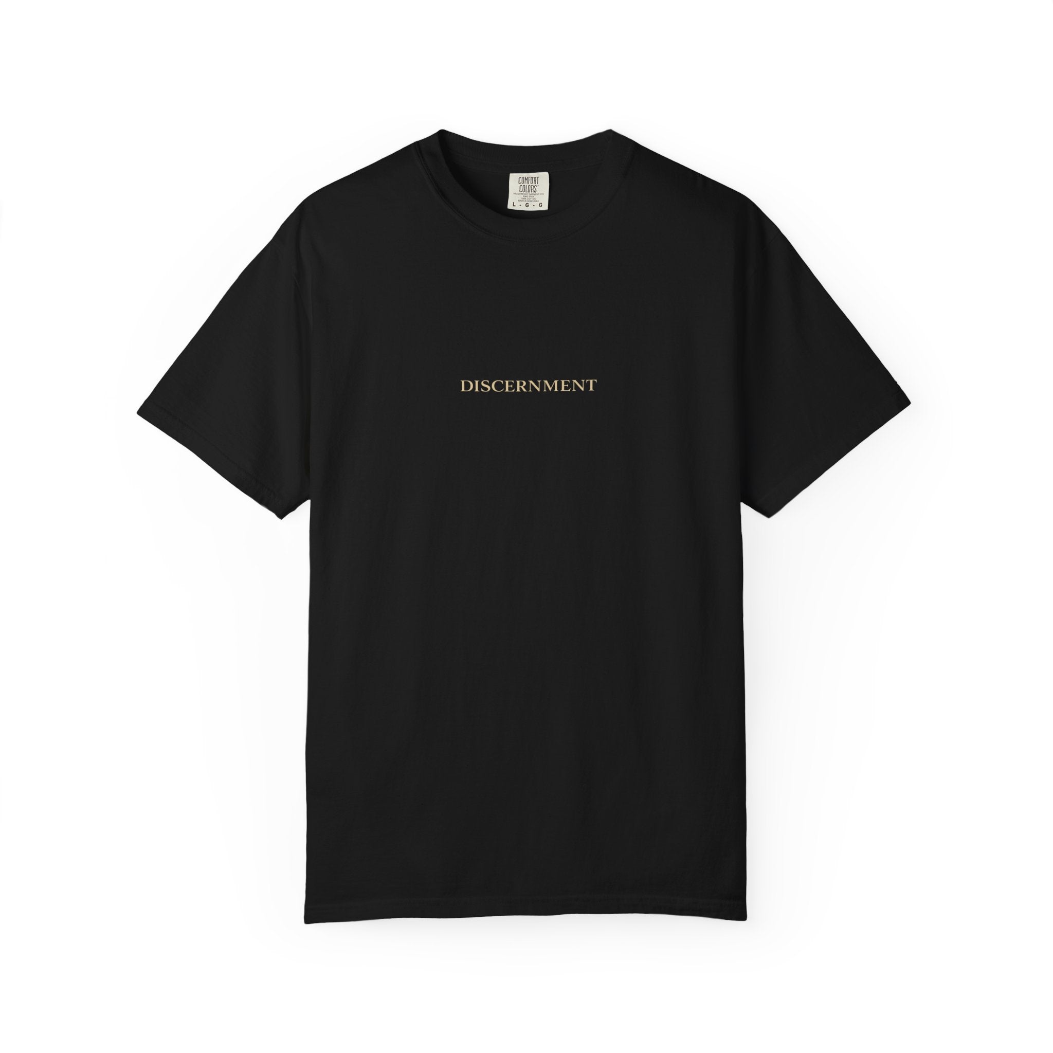 DISCERNMENT – Premium Minimal Faith Streetwear Tee | Lyfe Grind Co.