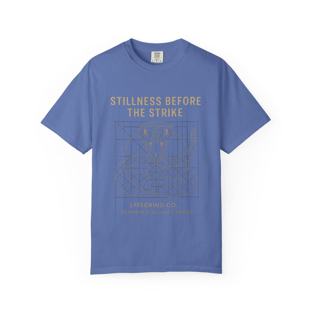 Stillness Before The Strike Tee – LyfeGrind Co. | Geometric Balance Series