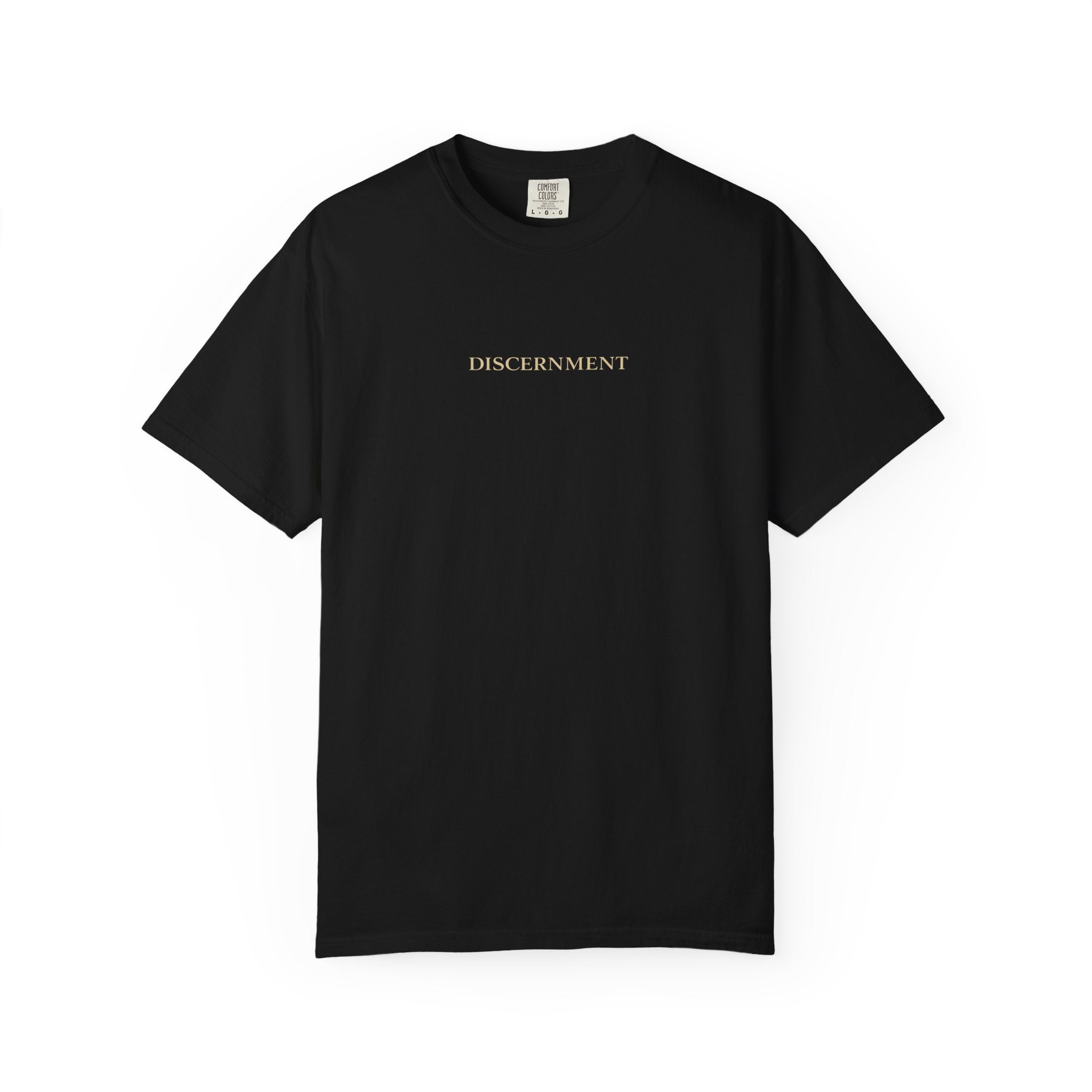 DISCERNMENT – Premium Minimal Faith Streetwear Tee | Lyfe Grind Co.