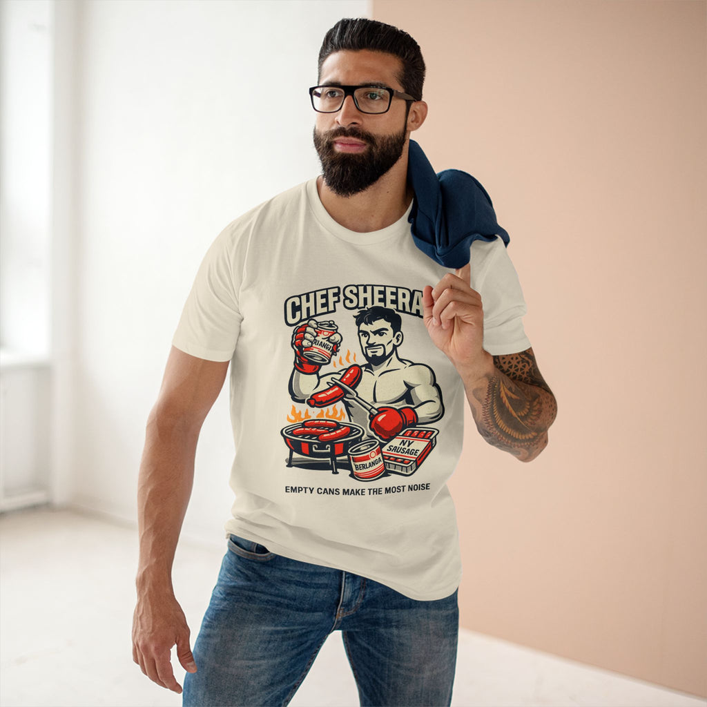 Chef Sheeraz Tee – “Empty Cans Make the Most Noise” Premium Boxing Streetwear Shirt
