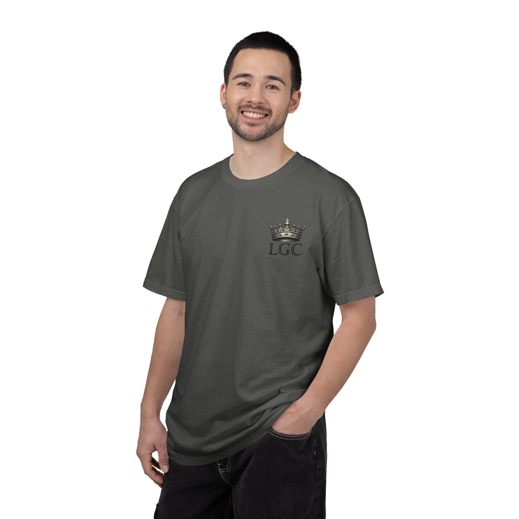 Lyfe Grind Co. “Guard Your Kingdom” Crest Tee — Castle Core Collection