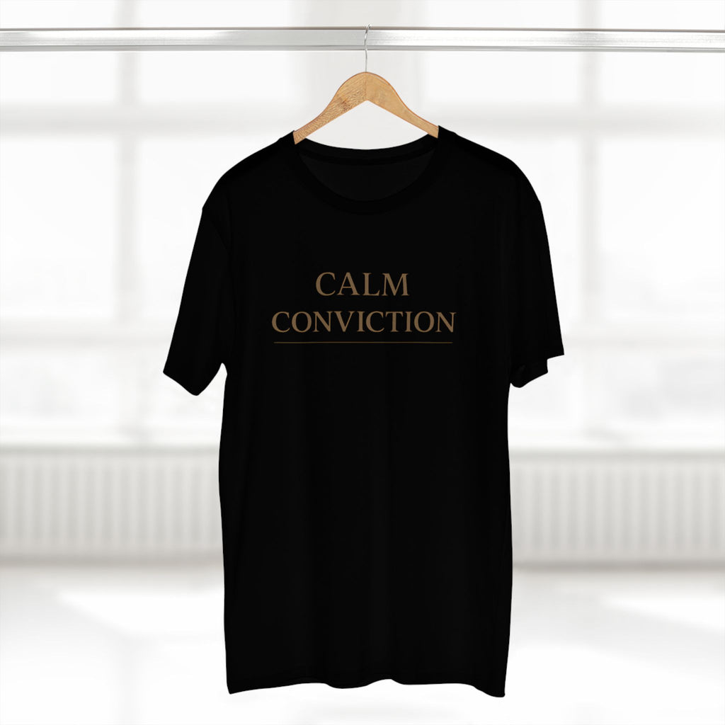 Calm Conviction – Minimalist Faith Streetwear Tee | Lyfe Grind Co.