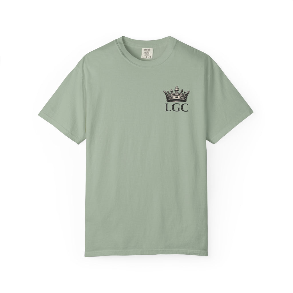 Lyfe Grind Co. “Guard Your Kingdom” Crest Tee — Castle Core Collection
