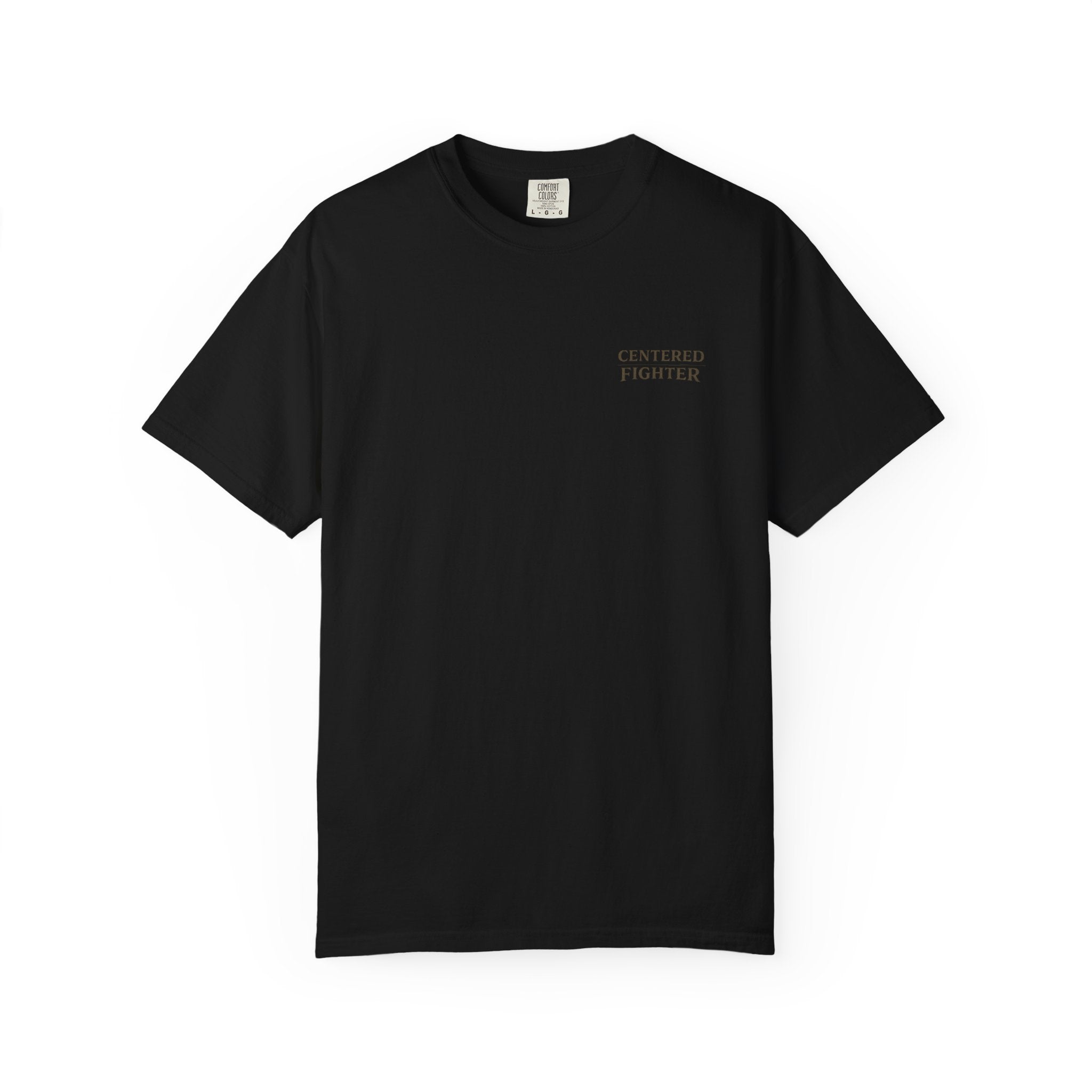 Centered Fighter Tee – LyfeGrind Co. | Angles Over Emotion | Geometric Balance Series