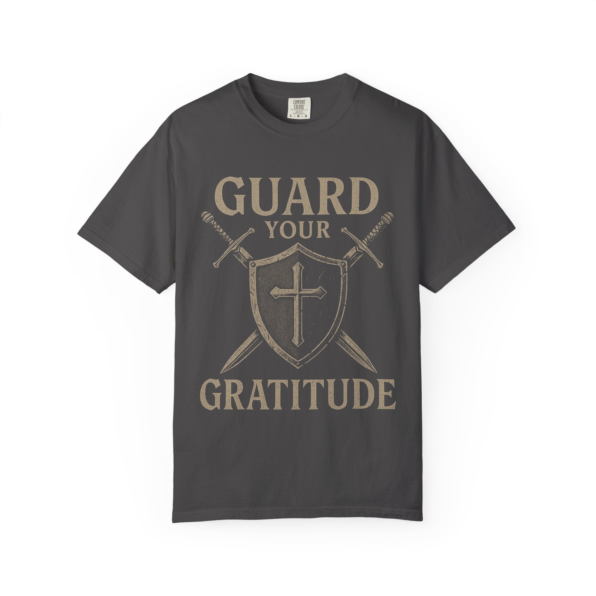 Guard Your Gratitude | Legacy Armor Collection – Premium Faith & Discipline Tee by LyfeGrind Co.