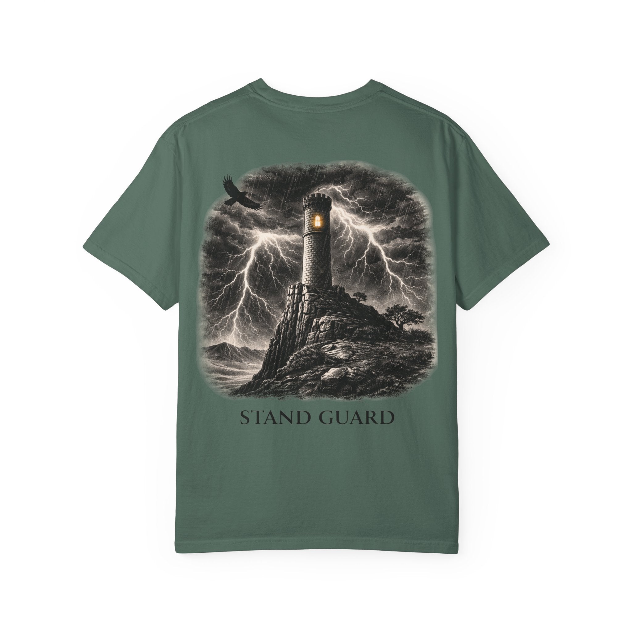Stand Guard Watchtower Tee – Storm Watchtower Graphic Streetwear T-Shirt