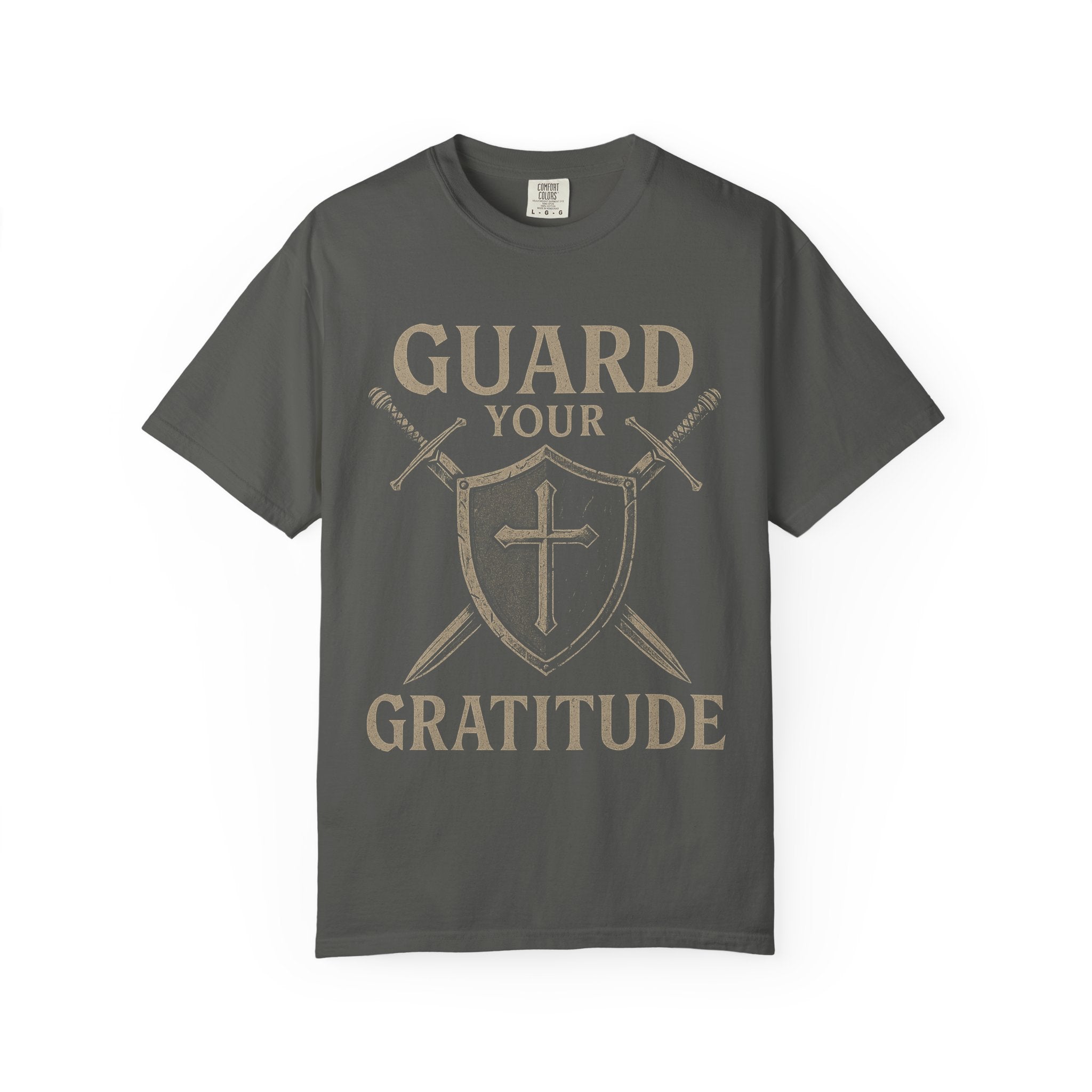 Guard Your Gratitude | Legacy Armor Collection – Premium Faith & Discipline Tee by LyfeGrind Co.