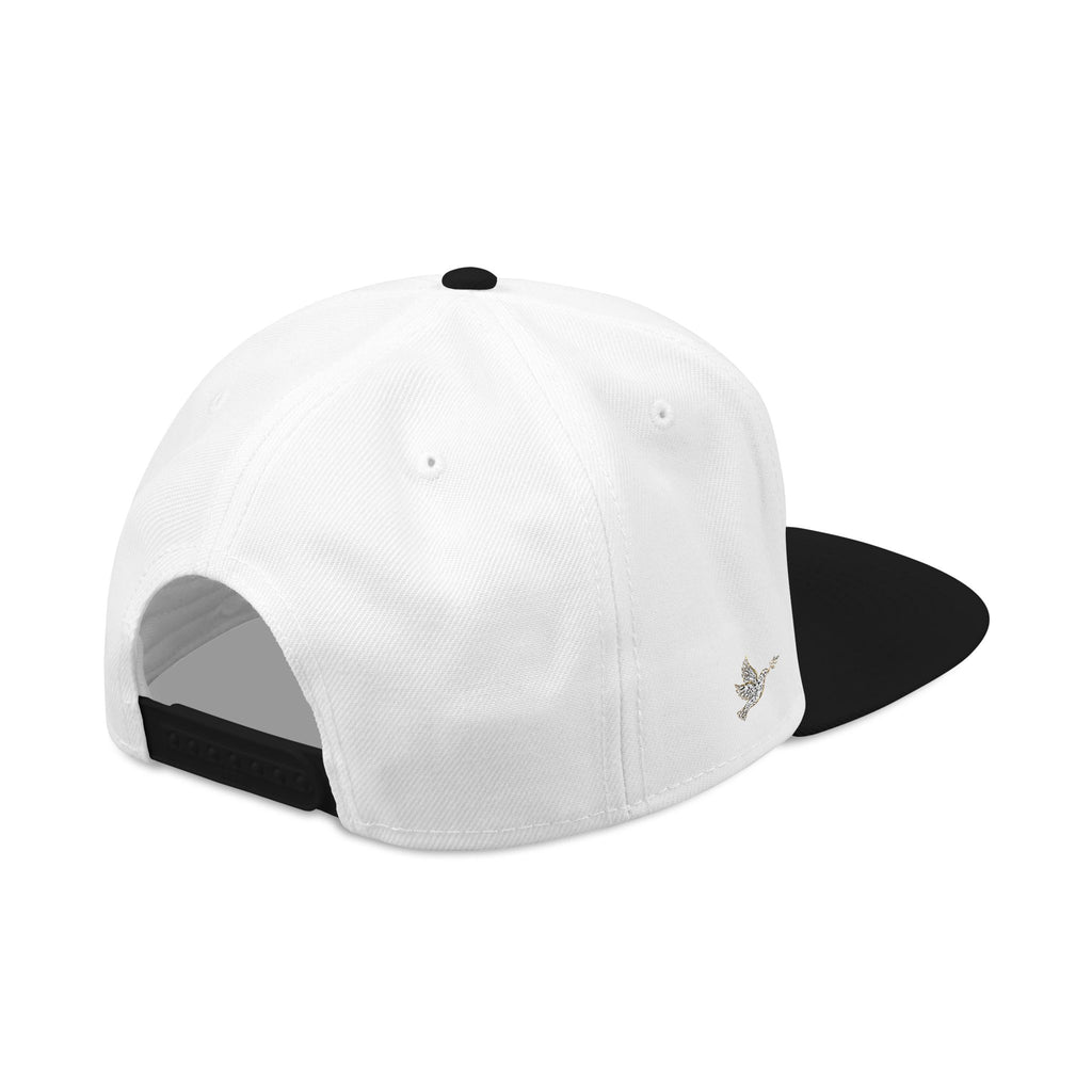 Lyfe Grind Co Snapback Hat – LGC Logo w/ Dove Detail | Premium Flat Brim Streetwear Cap