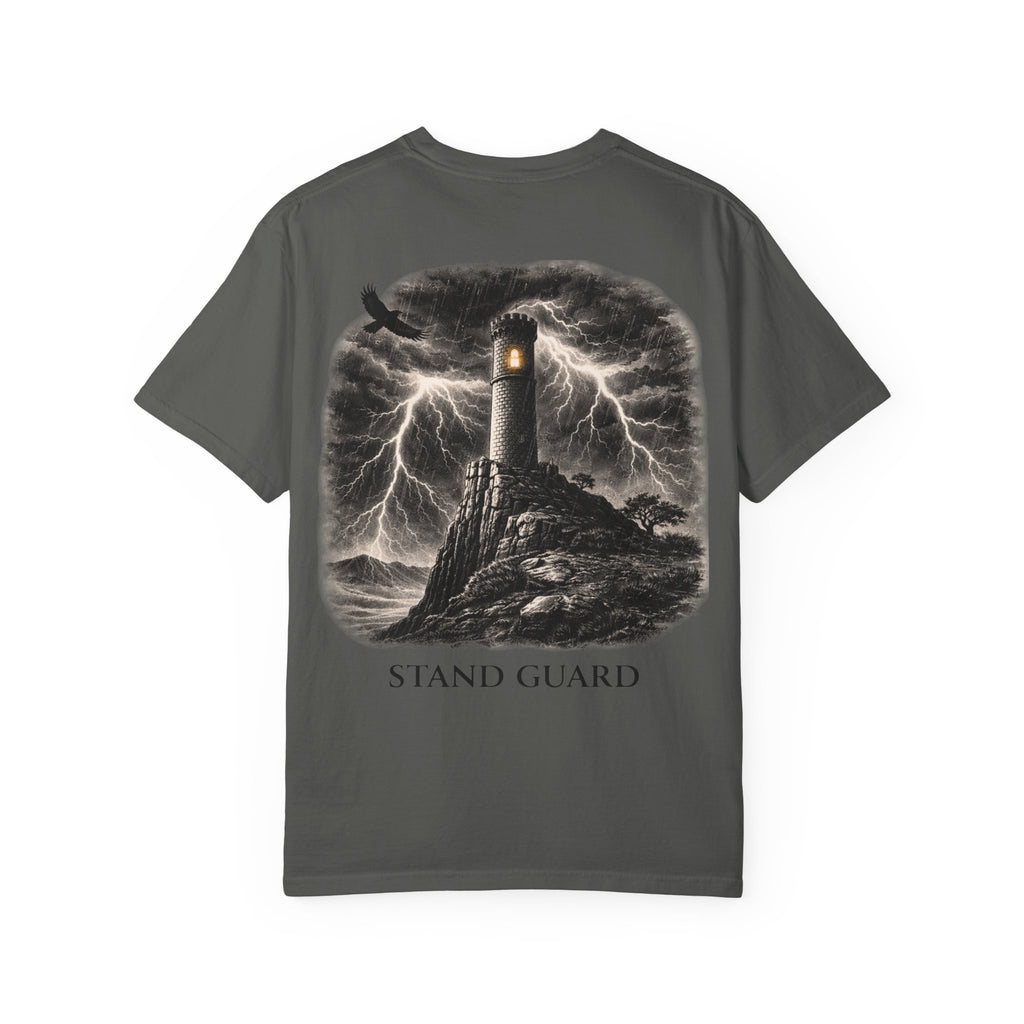 Stand Guard Watchtower Tee – Storm Watchtower Graphic Streetwear T-Shirt