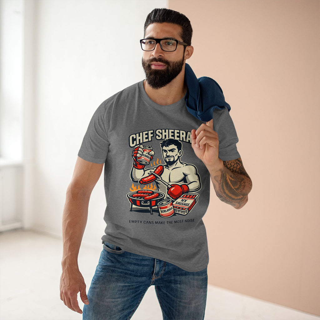 Chef Sheeraz Tee – “Empty Cans Make the Most Noise” Premium Boxing Streetwear Shirt