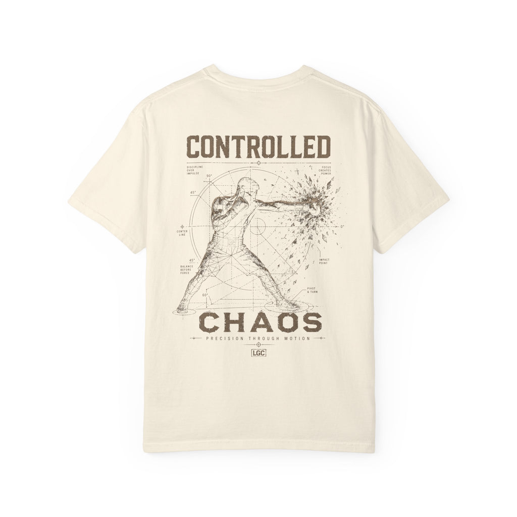 Controlled Chaos Tee – LyfeGrind Co. | Precision Through Motion | Geometric Balance Series