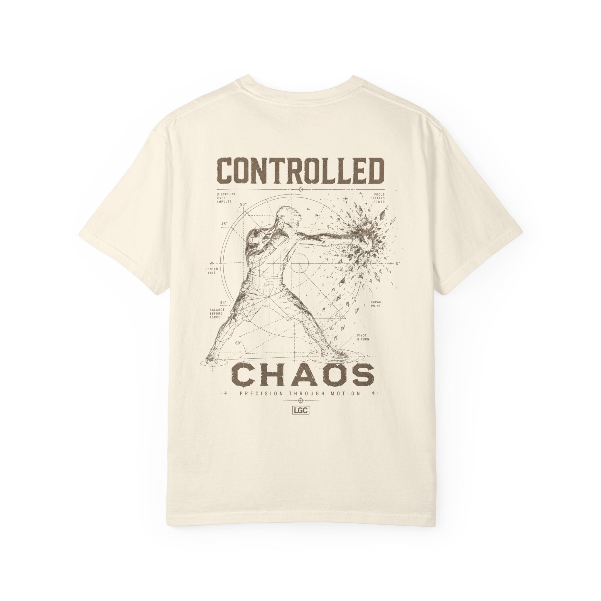 Controlled Chaos Tee – LyfeGrind Co. | Precision Through Motion | Geometric Balance Series