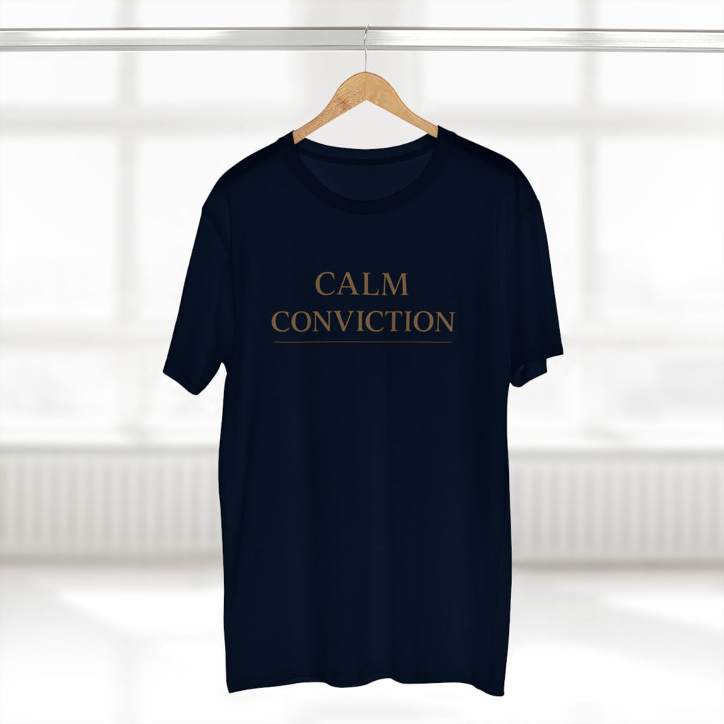 Calm Conviction – Minimalist Faith Streetwear Tee | Lyfe Grind Co.