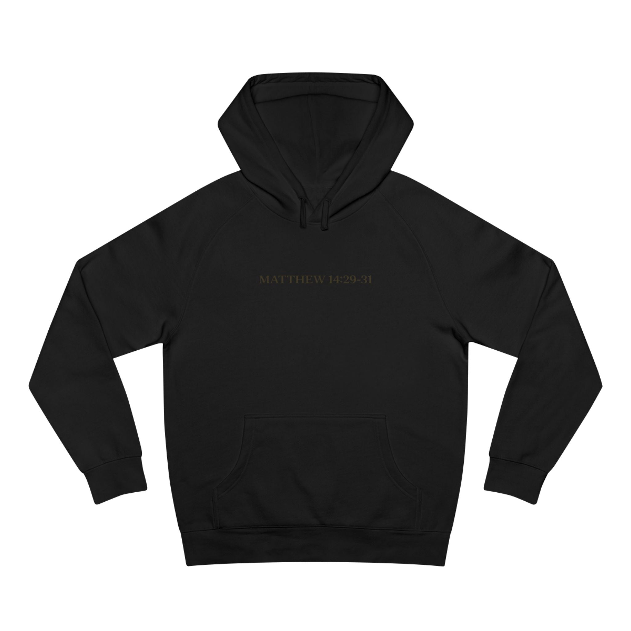 Lyfe Grind Co “Faith Walks, Doubt Sinks” Hoodie – Christian Streetwear Pullover, Matthew 14:29–31 Faith-Based Graphic Hoodie