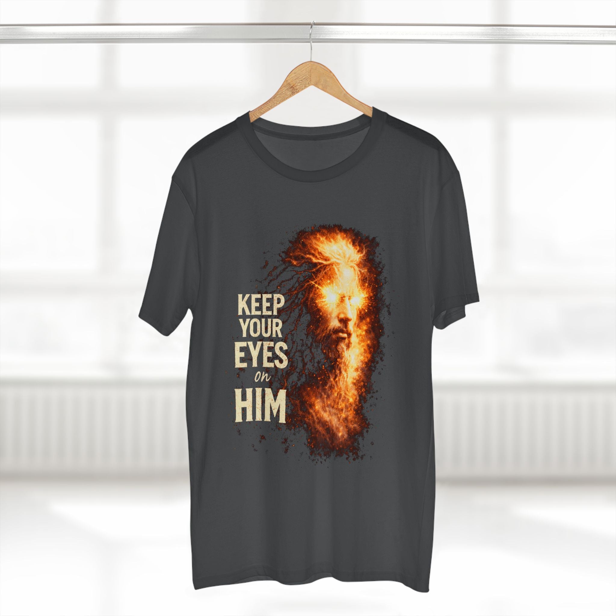 Keep Your Eyes on Him – Faith Streetwear Tee | Lyfe Grind Co.