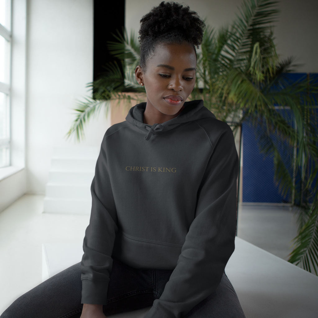 Lyfe Grind Co “Keep Your Eyes on Him” Hoodie – Christian Streetwear Pullover, Faith-Based Graphic Hoodie, Christ Is King Minimal Front