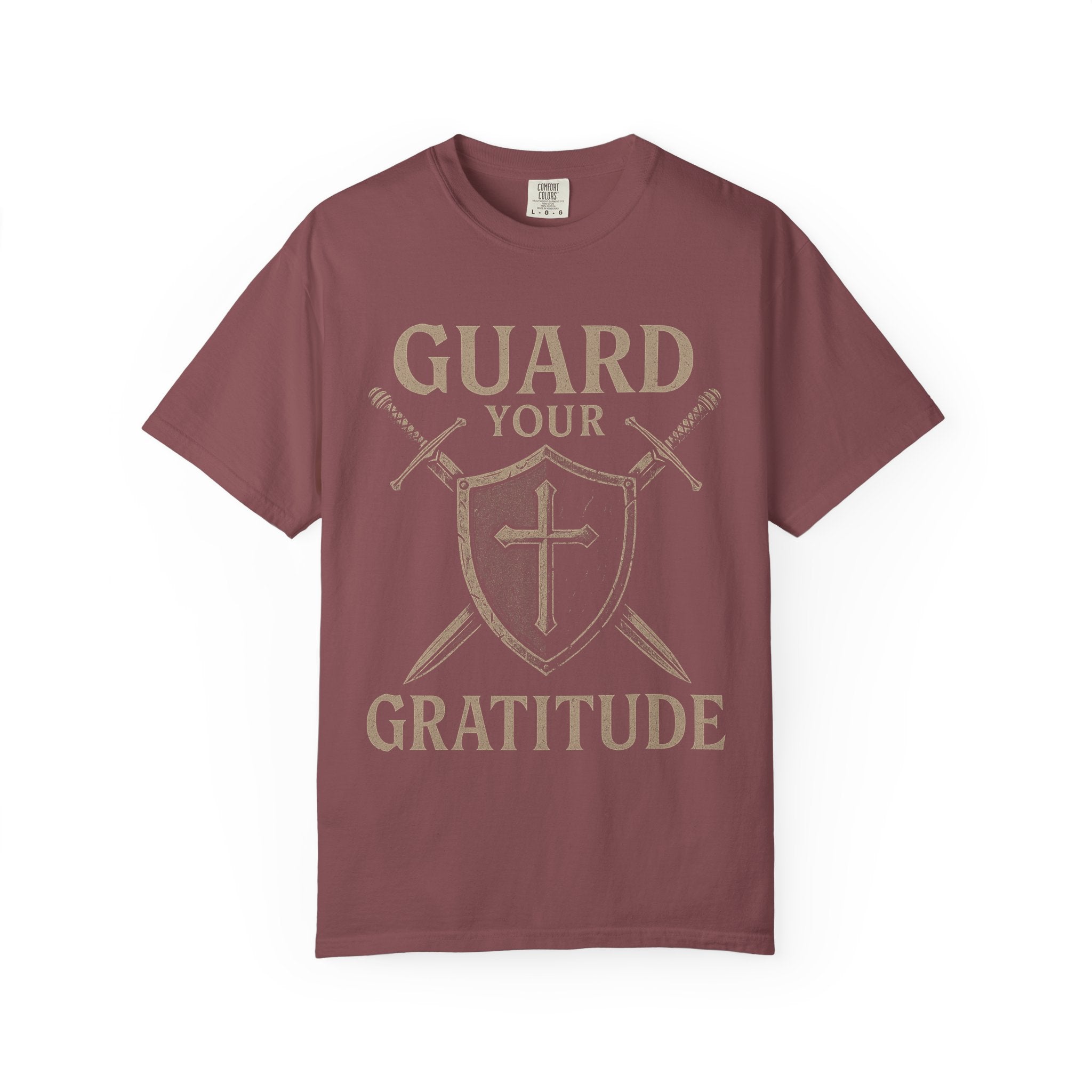 Guard Your Gratitude | Legacy Armor Collection – Premium Faith & Discipline Tee by LyfeGrind Co.