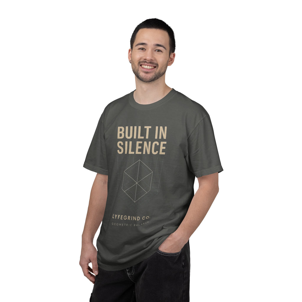 Built In Silence Tee – LyfeGrind Co. | Geometric Balance Series