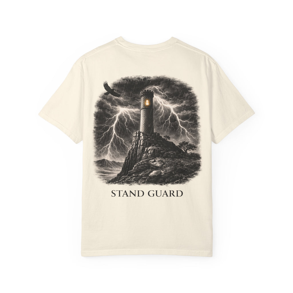 Stand Guard Watchtower Tee – Storm Watchtower Graphic Streetwear T-Shirt