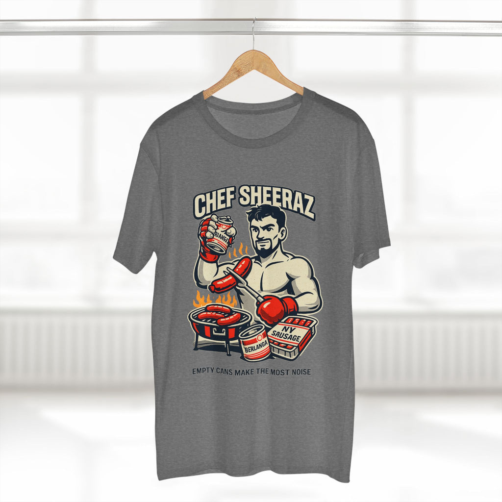 Chef Sheeraz Tee – “Empty Cans Make the Most Noise” Premium Boxing Streetwear Shirt