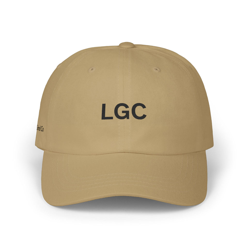 Lyfe Grind Co Dad Hat – LGC Minimal Logo Cap | Desert Streetwear Hat | Adjustable Strapback