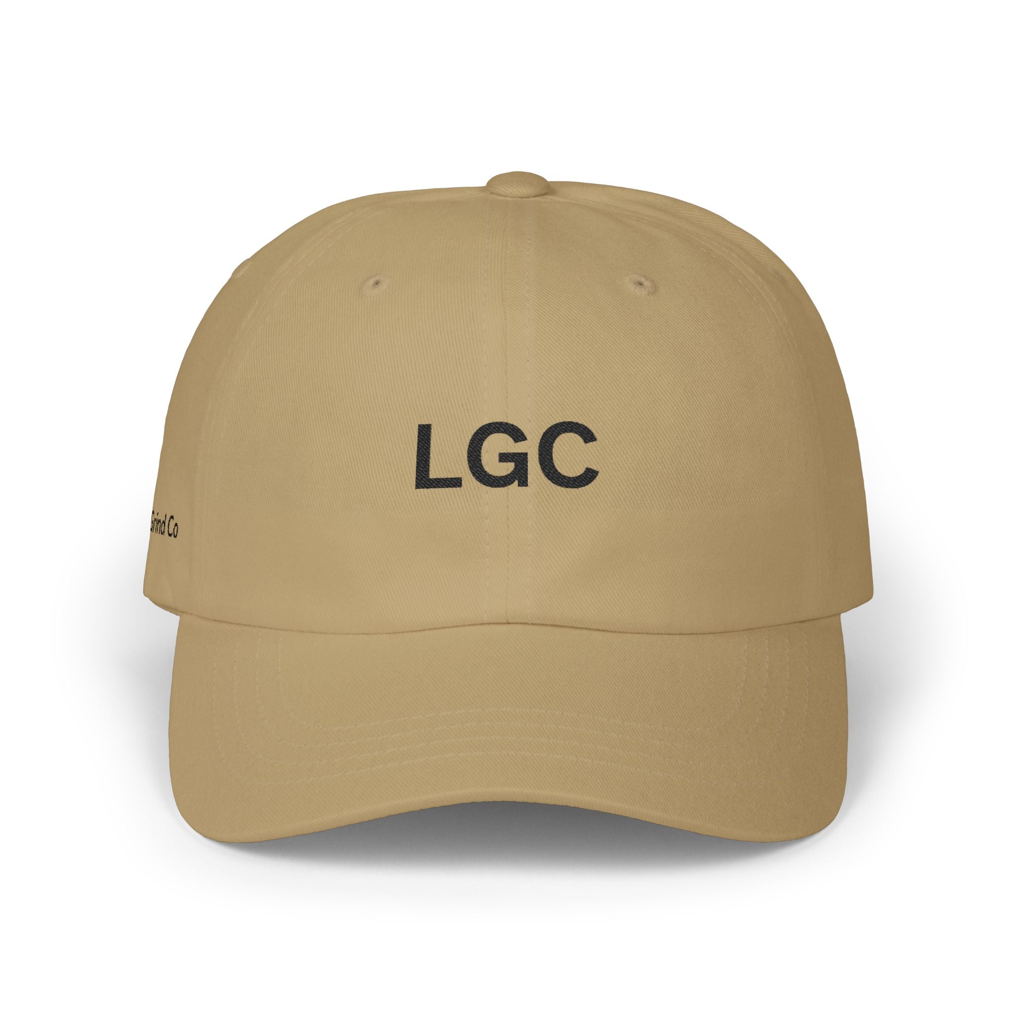 Lyfe Grind Co Dad Hat – LGC Minimal Logo Cap | Desert Streetwear Hat | Adjustable Strapback