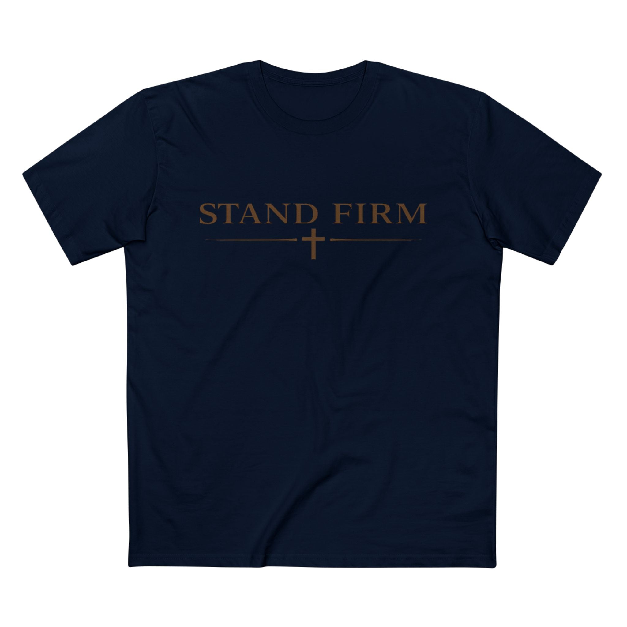 Stand Firm – Minimalist Christian Streetwear Tee | Faith-Based Apparel by Lyfe Grind Co.