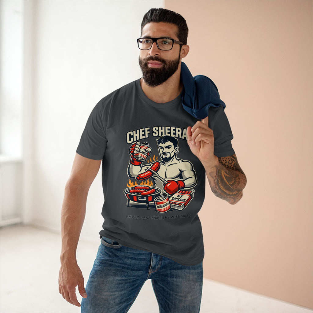 Chef Sheeraz Tee – “Empty Cans Make the Most Noise” Premium Boxing Streetwear Shirt