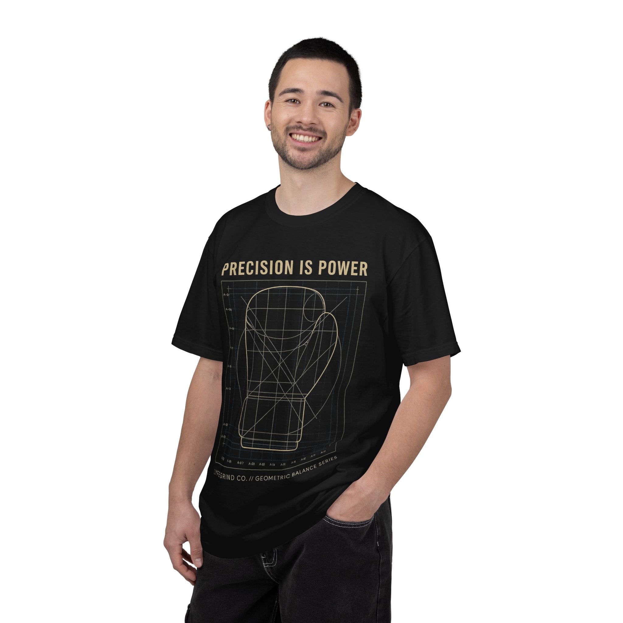 Precision Is Power Tee – LyfeGrind Co. | Geometric Balance Series