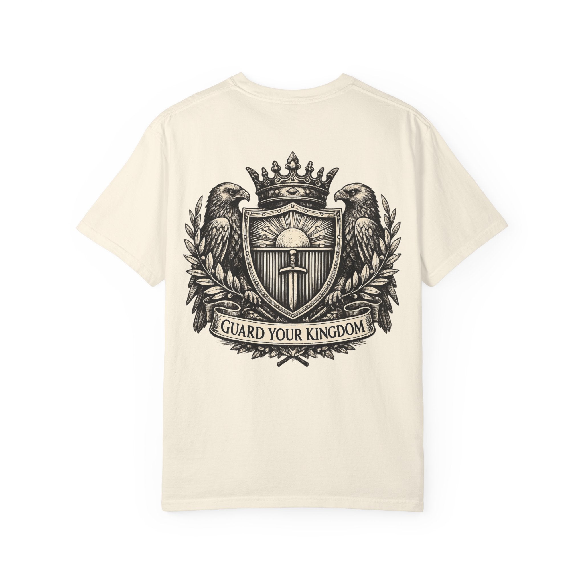 Lyfe Grind Co. “Guard Your Kingdom” Crest Tee — Castle Core Collection